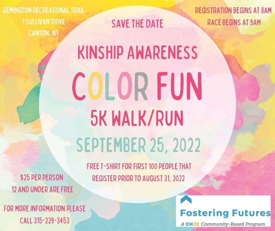 Kinship Awareness Color Walk/Run 5K – CHJC