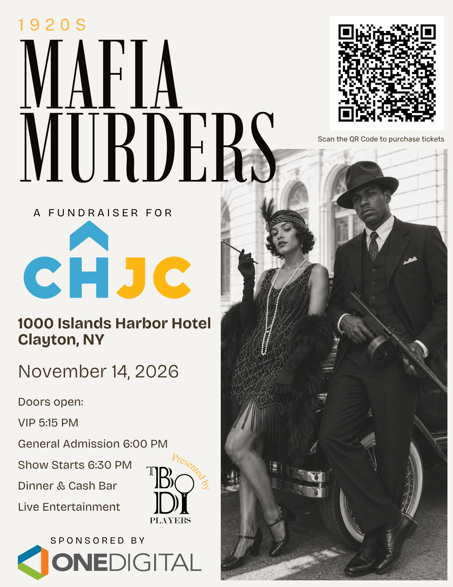 QR code — Scan to purchase tickets